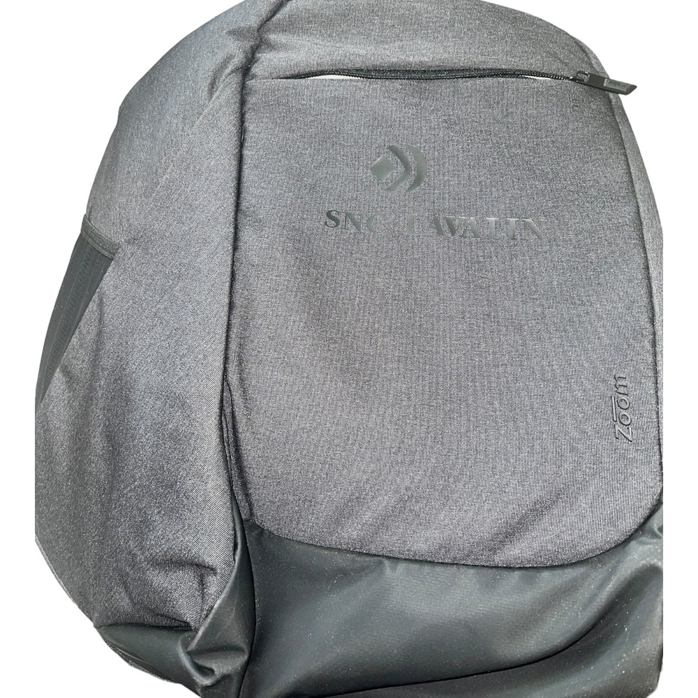 Leeds Zoom Backpack Charcoal Padded Media Cable Laptop